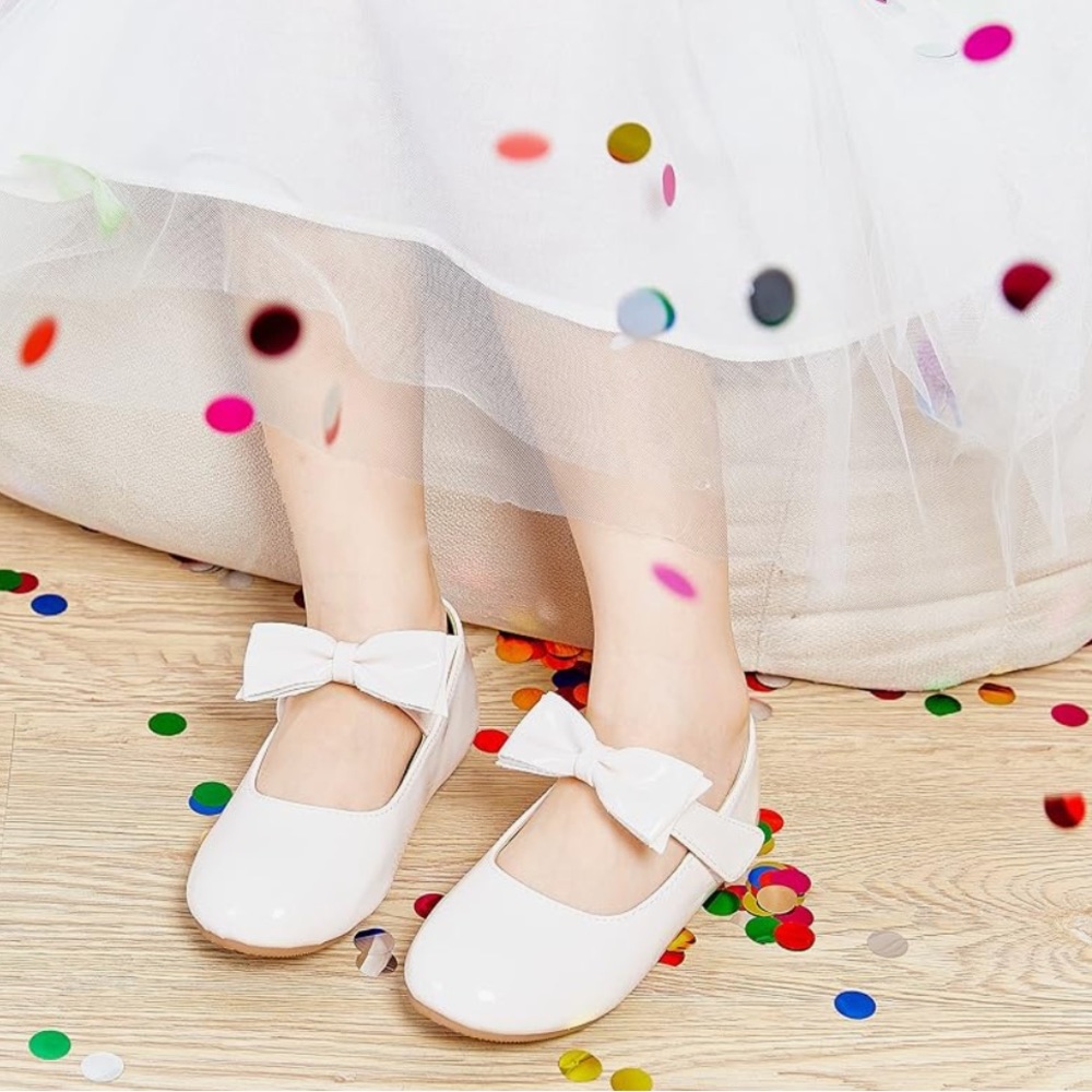 Felix & Flora  Flower Girl Dress Shoes - Girl Ballet Flats Sz13